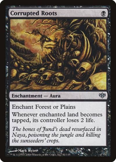 Corrupted Roots CON-41 Conflux Magic card