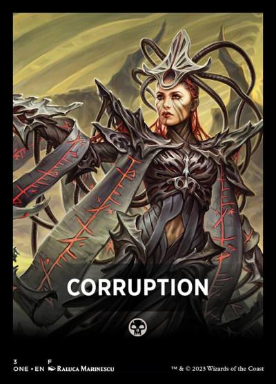 Corruption FONE-3 Phyrexia: All Will Be One Jumpstart Front Cards Magic card
