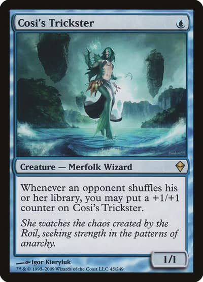 Cosi's Trickster 45 Zendikar Magic card