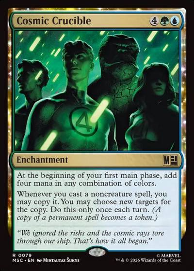 Cosmic Crucible MSC-79 Marvel Super Heroes Commander Magic card