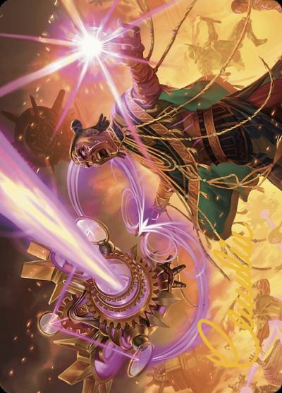 Cosmium Blast // Cosmium Blast ALCI-1 The Lost Caverns of Ixalan Art Series Magic card