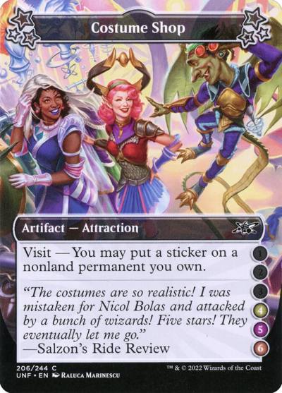 Costume Shop UNF-206F Unfinity Magic card