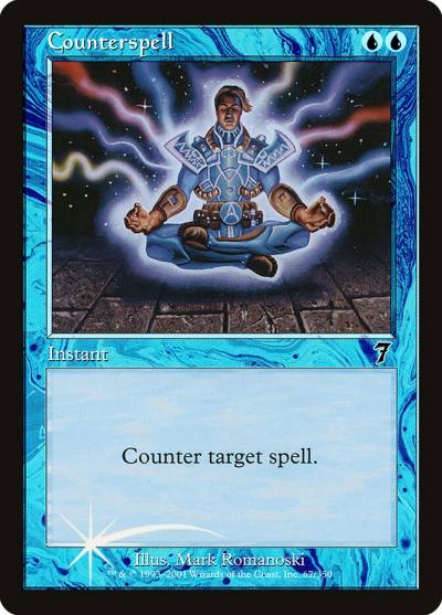 Counterspell 7ED-67STAR Seventh Edition Magic card
