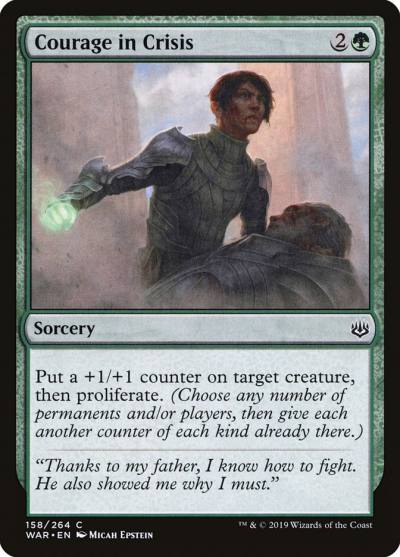Courage in Crisis WAR-158 War of the Spark Magic card