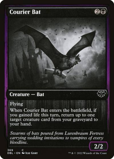 Courier Bat DBL-369 Innistrad: Double Feature Magic card