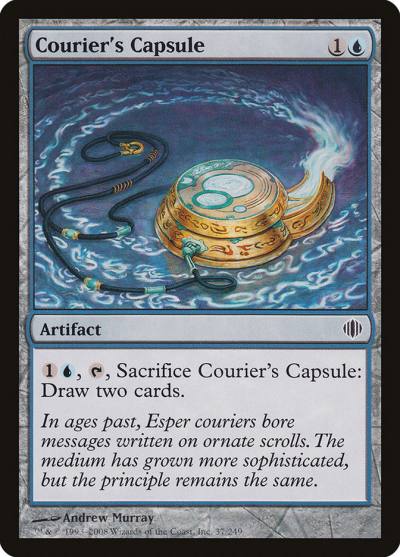 Courier's Capsule ALA-37 Shards of Alara Magic card