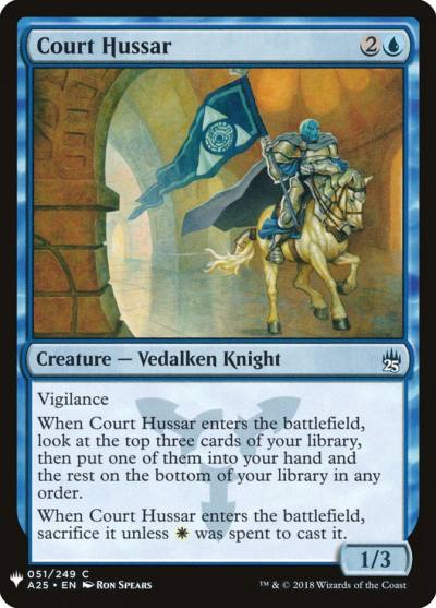 Court Hussar PLST-A25-51 The List Magic card