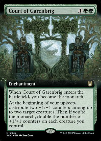Court of Garenbrig WOC-33 Wilds of Eldraine Commander Magic card