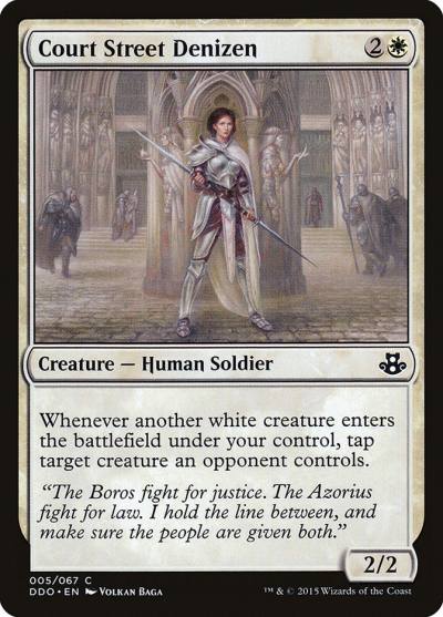 Court Street Denizen DDO-5 Duel Decks: Elspeth vs. Kiora Magic card