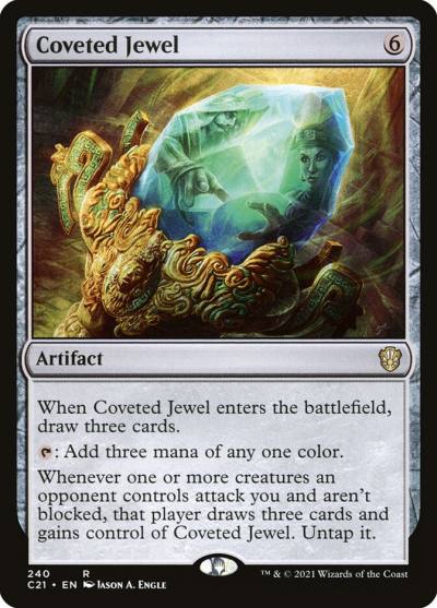Coveted Jewel C21-240 Commander 2021 Magic card