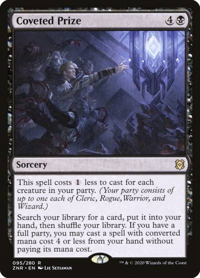 Coveted Prize ZNR-95 Zendikar Rising Magic card