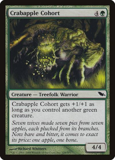 Crabapple Cohort SHM-109 Shadowmoor Magic card