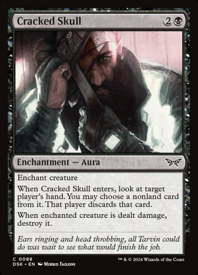 Cracked Skull DSK-88 Duskmourn: House of Horror Magic card
