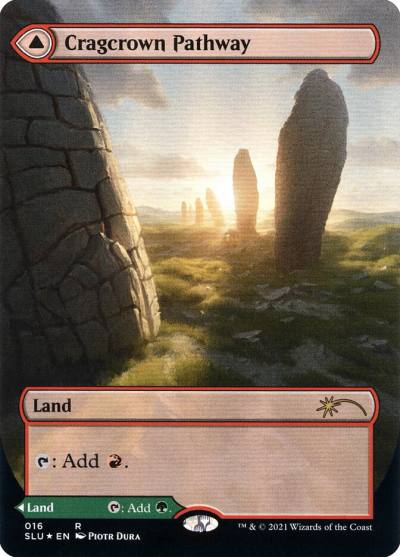 Cragcrown Pathway // Timbercrown Pathway SLU-16 Secret Lair: Ultimate Edition Magic card