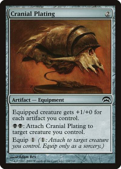 Cranial Plating HOP-110 Planechase Magic card