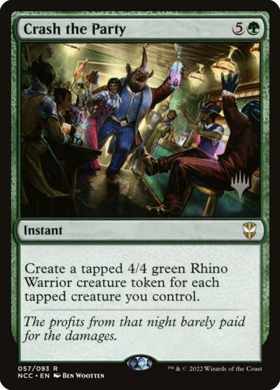 Crash the Party PNCC-57P New Capenna Commander Promos Magic card