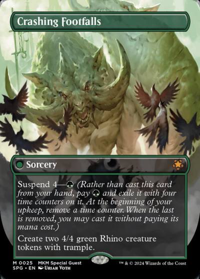 Crashing Footfalls SPG-25 Special Guests Magic card