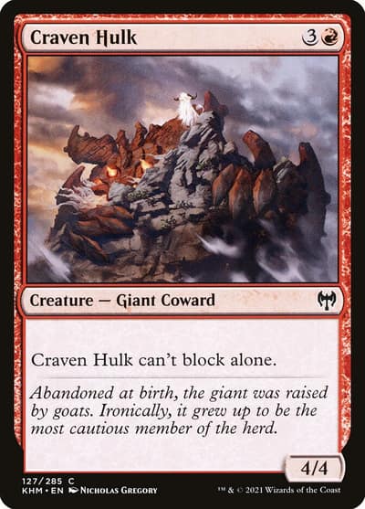 Craven Hulk 127 Kaldheim Magic card