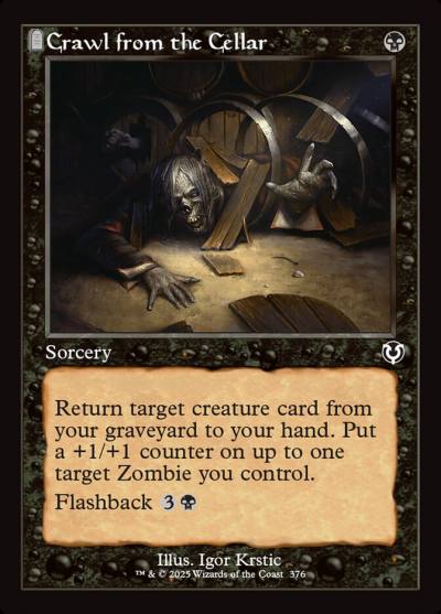 Crawl from the Cellar INR-376 Innistrad Remastered Magic card