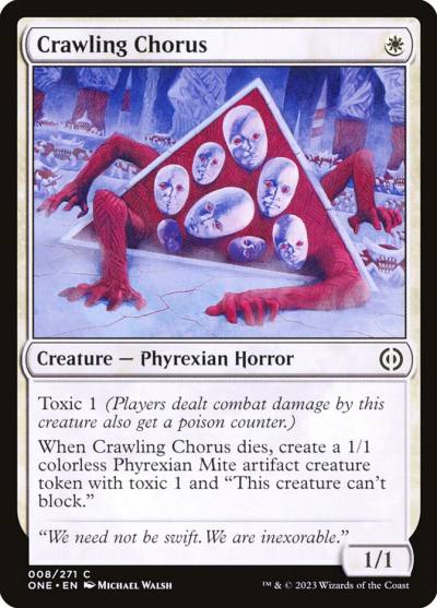 Crawling Chorus ONE-8 Phyrexia: All Will Be One Magic card