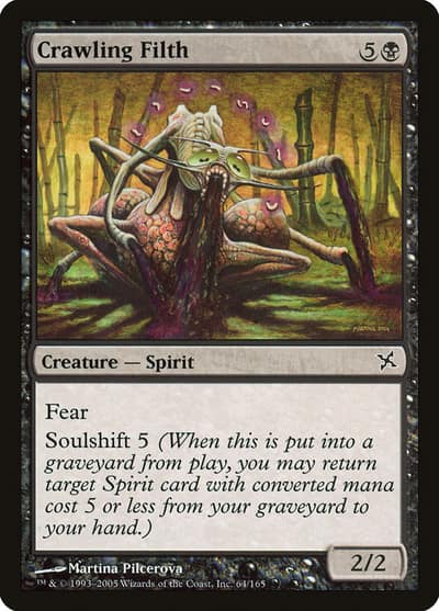 Crawling Filth 64 Betrayers of Kamigawa Magic card