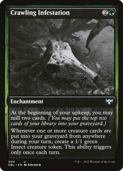Crawling Infestation DBL-460 Innistrad: Double Feature Magic card