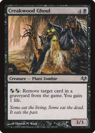 Creakwood Ghoul 34 Eventide Magic card