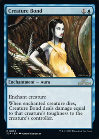 Creature Bond 30A-55 30th Anniversary Edition Magic card