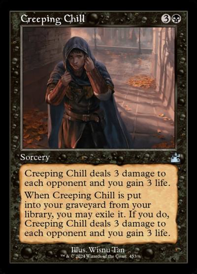 Creeping Chill RVR-453 Ravnica Remastered Magic card