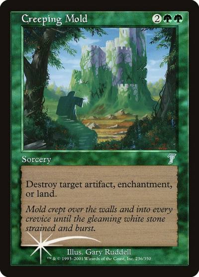 Creeping Mold 7ED-236STAR Seventh Edition Magic card