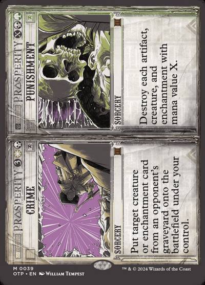 Crime // Punishment OTP-39 Breaking News Magic card