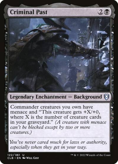 Criminal Past CLB-122 Commander Legends: Battle for Baldur's Gate Magic card