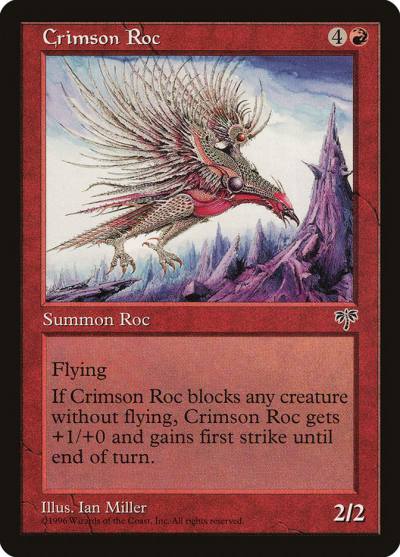 Crimson Roc 168 Mirage Magic card