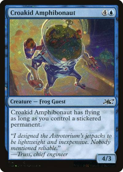 Croakid Amphibonaut UNF-329 Unfinity Magic card
