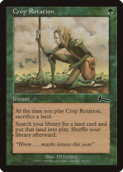 Crop Rotation ULG-98 Urza's Legacy Magic card