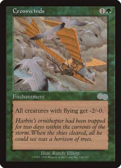 Crosswinds USG-246 Urza's Saga Magic card