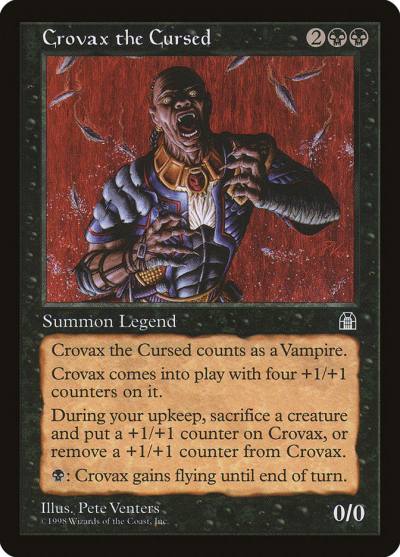 Crovax the Cursed STH-55 Stronghold Magic card