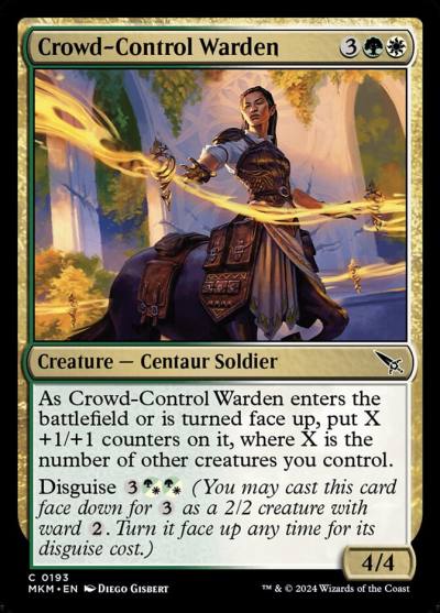 Crowd-Control Warden MKM-193 Murders at Karlov Manor Magic card