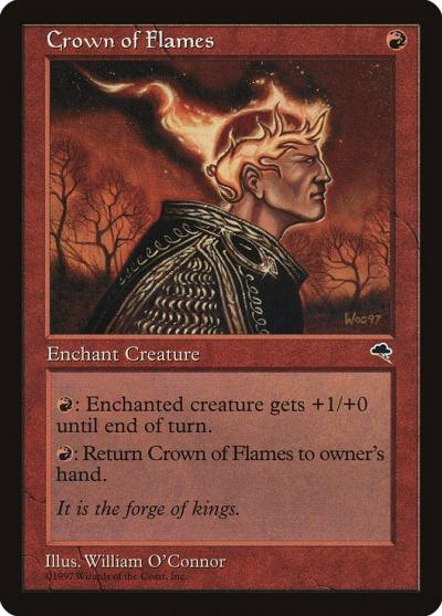 Crown of Flames TMP-169 Tempest Magic card