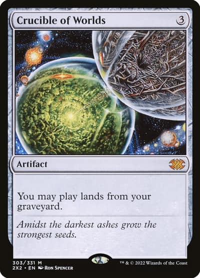 Crucible of Worlds 2X2-303 Double Masters 2022 Magic card