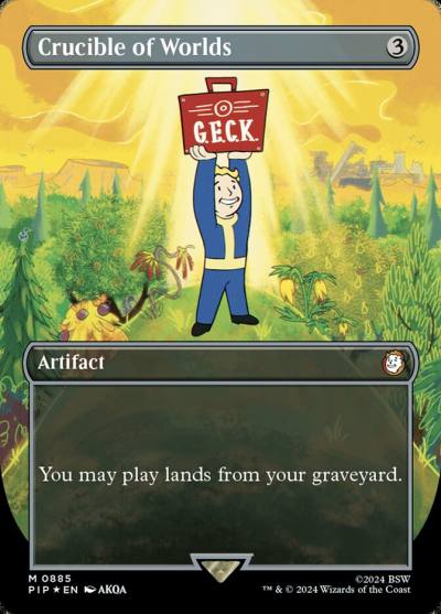Crucible of Worlds PIP-885 Fallout Magic card