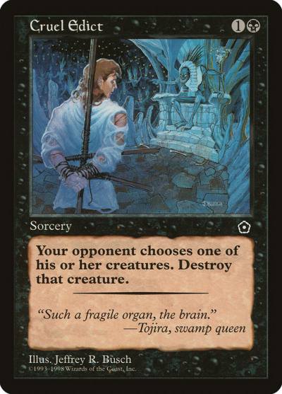 Cruel Edict P02-67 Portal Second Age Magic card