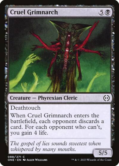 Cruel Grimnarch 88 Phyrexia: All Will Be One Magic card
