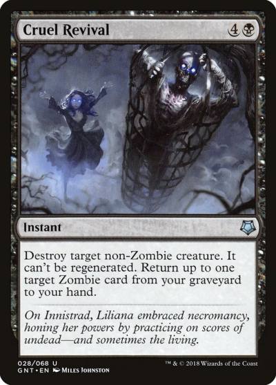 Cruel Revival GNT-28 Game Night Magic card