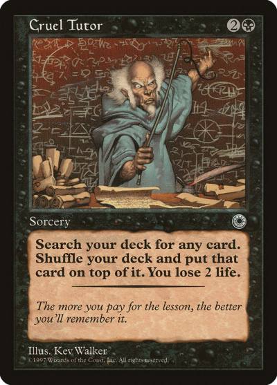 Cruel Tutor POR-87 Portal Magic card