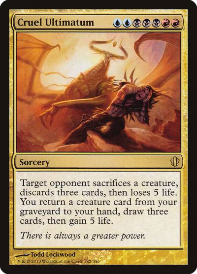 Cruel Ultimatum C13-182 Commander 2013 Magic card