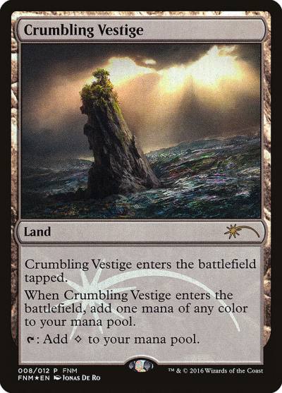 Crumbling Vestige F16-8 Friday Night Magic 2016 Magic card