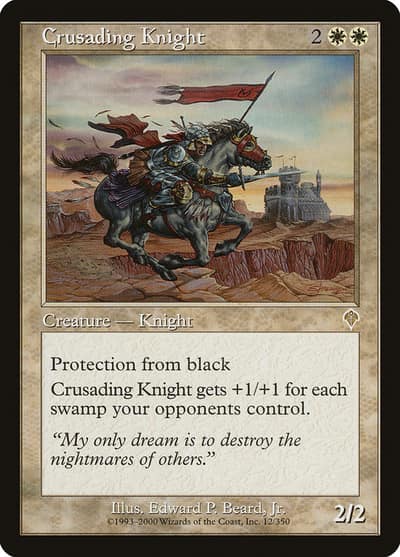 Crusading Knight 12 Invasion Magic card