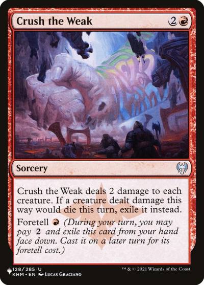 Crush the Weak