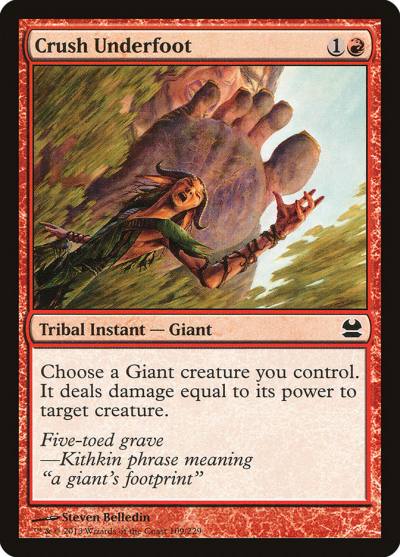 Crush Underfoot MMA-109 Modern Masters Magic card